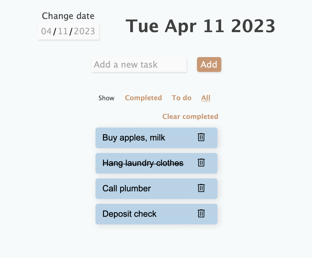 Calendar Todo