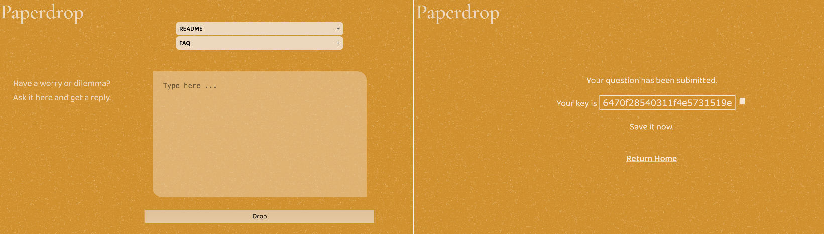 Paperdrop